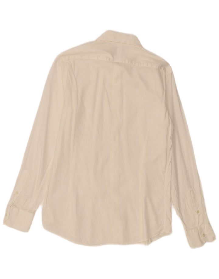 Massimo Dutti Mens Shirt Size 39 Medium White