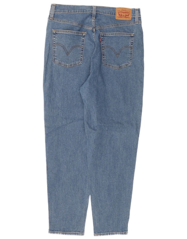 Levi's Womens High Waist Tapered Jeans W31 L27 Blue Cotton