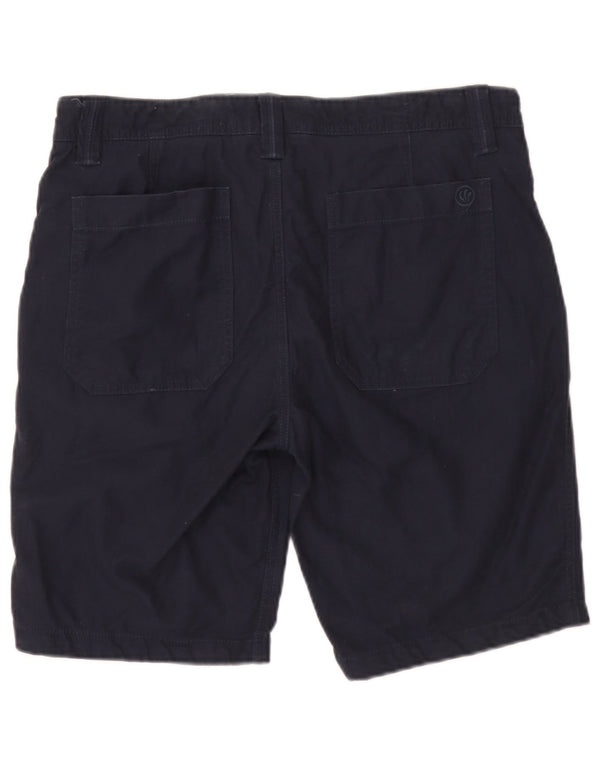 Fat Face Mens Chino Shorts W34 Large Navy Blue Cotton