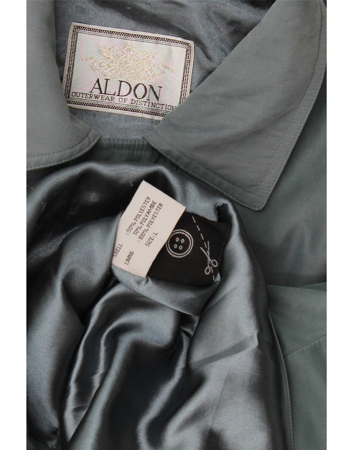 Aldon Mens Bomber Jacket UK 40 Large Grey Colourblock Polyester