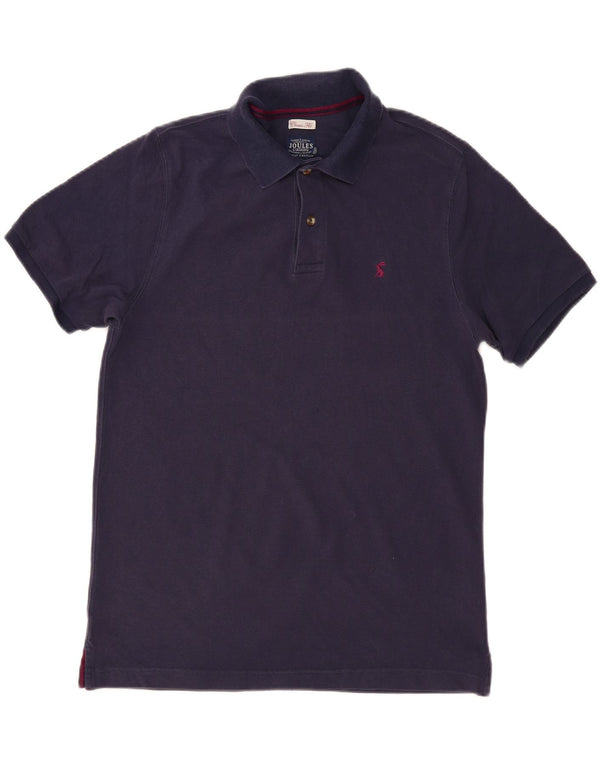 JOULES Mens Classic Fit Polo Shirt Medium Navy Blue Cotton