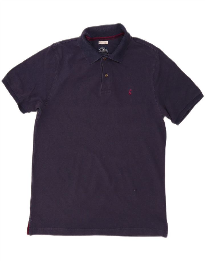 JOULES Mens Classic Fit Polo Shirt Medium Navy Blue Cotton
