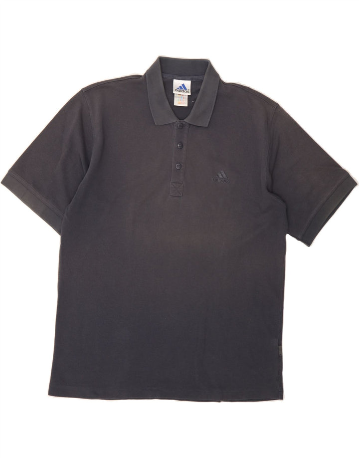 ADIDAS Mens Polo Shirt UK 40/42 Medium Black Vintage Adidas and Second-Hand Adidas from Messina Hembry 