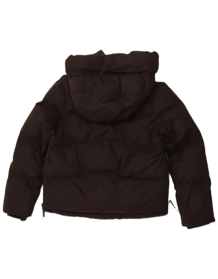 ALL SAINTS Womens Hooded Padded Jacket UK 10 Small Black Polyester