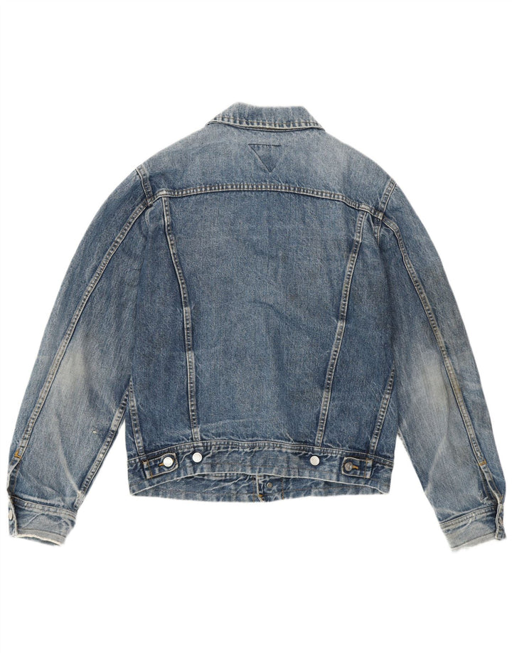 Meltin' Pot Womens Denim Jacket UK 18 XL Blue Cotton