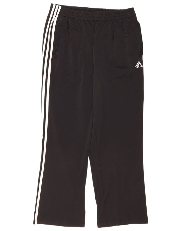 Adidas Mens Tracksuit Trousers Medium Black Polyester