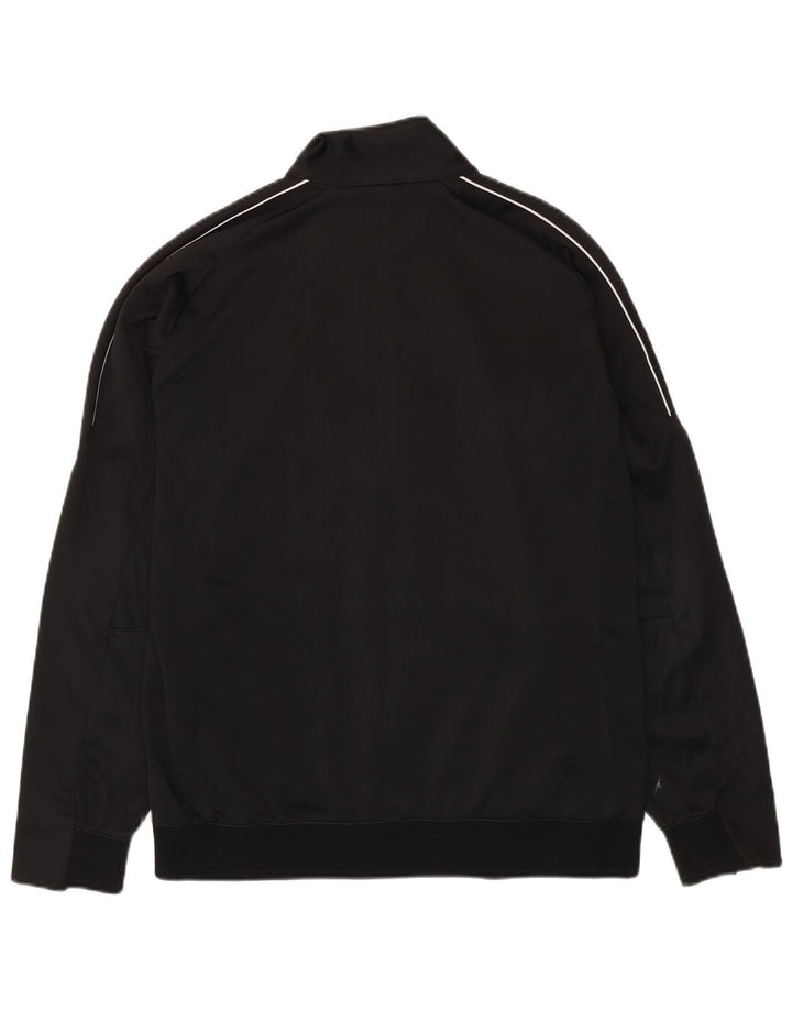 Champion Mens Tracksuit Top Jacket XL Black Colourblock Polyester