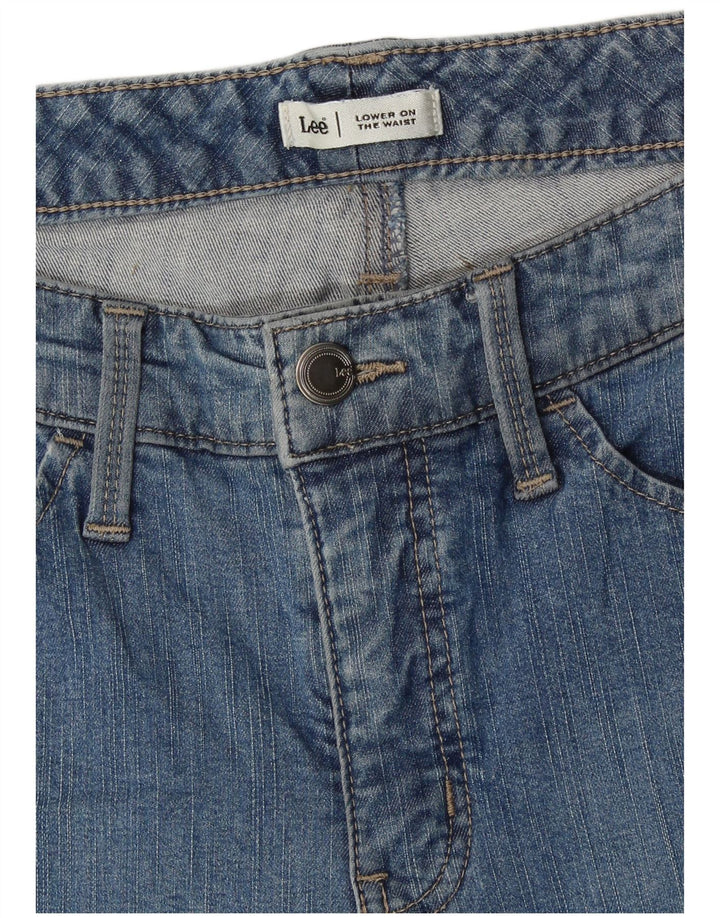 LEE Womens Low Waist Capri Jeans W30 L17  Blue