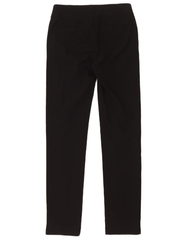 Under Armour Womens Cold Gear Slim Fit Chino Trousers US 2 XS W28 L31 Black