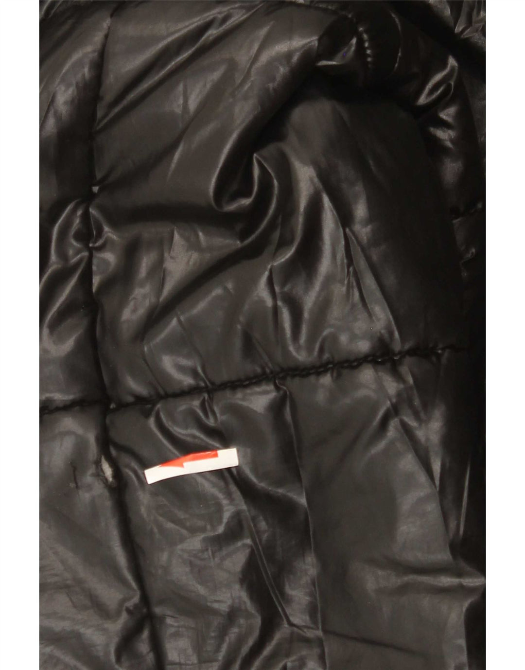 Zara Mens Padded Jacket UK 40 Large Black Polyester