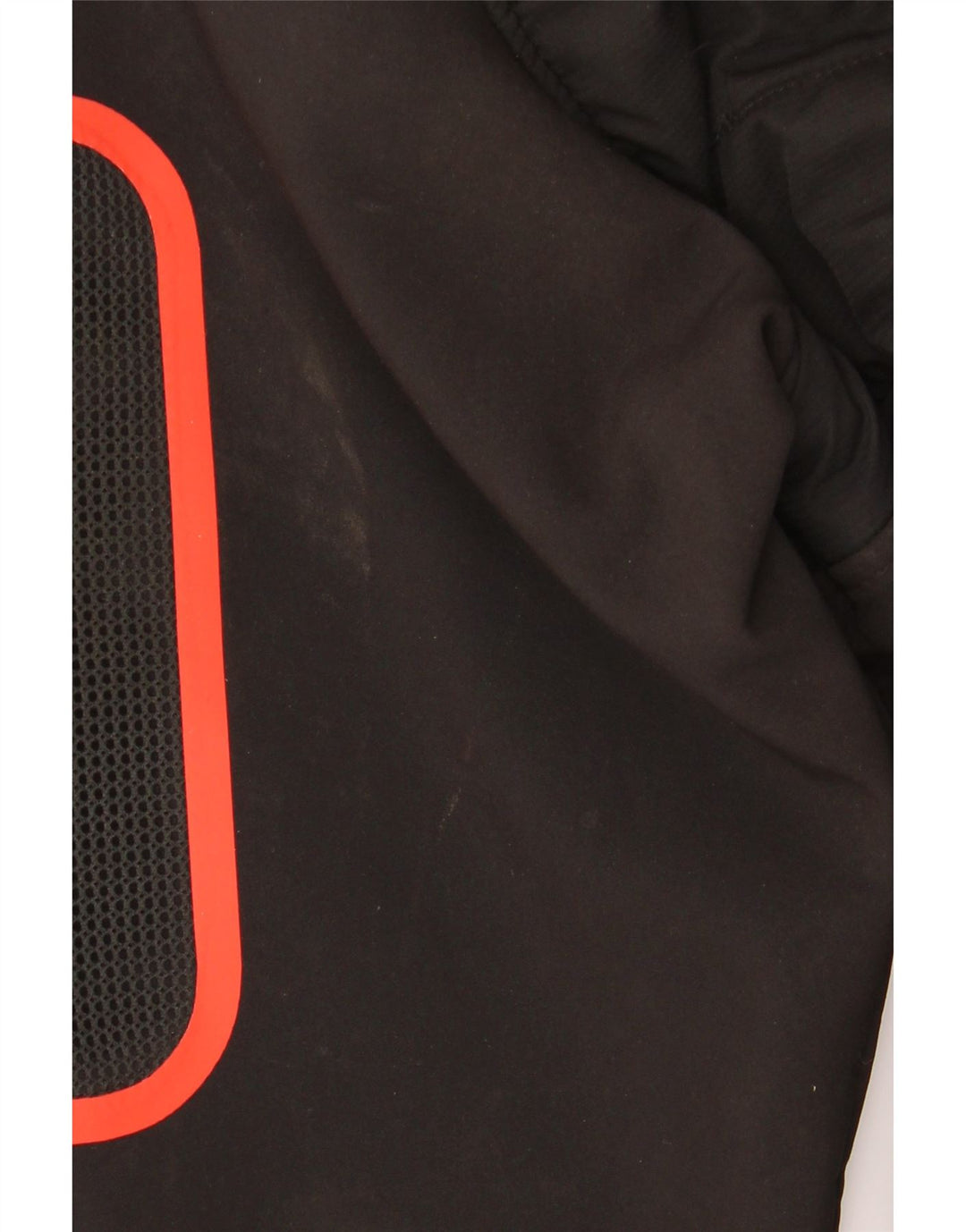 NAUTICA Mens Zip Neck Hoodie Jumper Medium Black Polyester