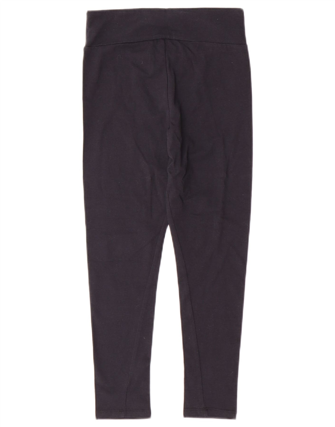 JORDAN Girls Leggings 10-11 Years Medium Navy Blue Cotton