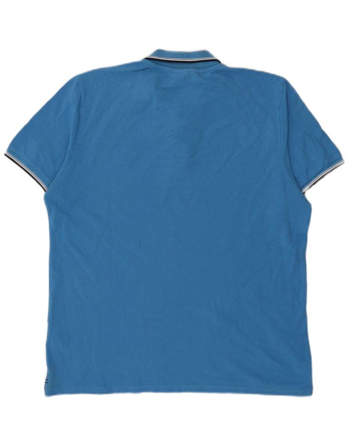 North Sails Mens Polo Shirt XL Blue Cotton