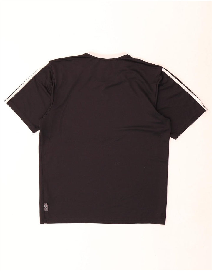 Adidas Mens Climalite T-Shirt Top Small Black Polyester