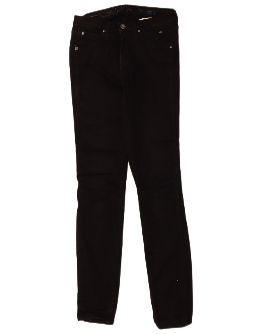 CALVIN KLEIN Womens Skinny Jeans W26 L30 Black
