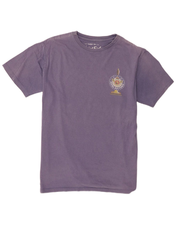 Weird Fish Mens Graphic T-Shirt Top Large Purple Cotton