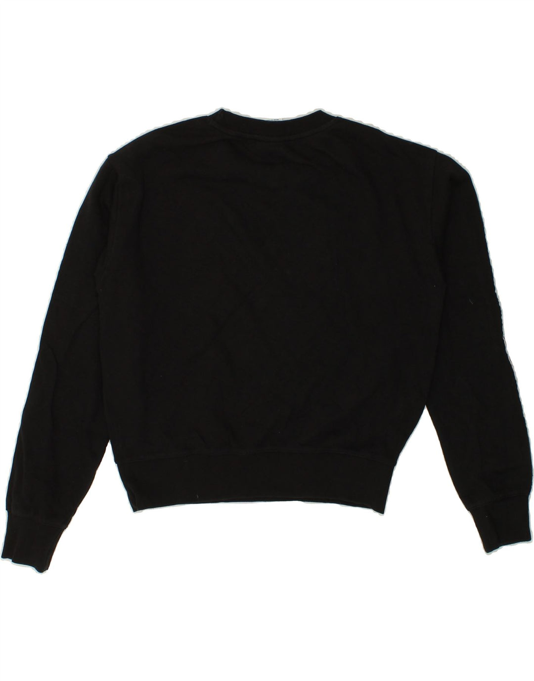 CHAMPION Womens Graphic Sweatshirt Jumper UK 14 Medium Black Vintage Champion and Second-Hand Champion from Messina Hembry 
