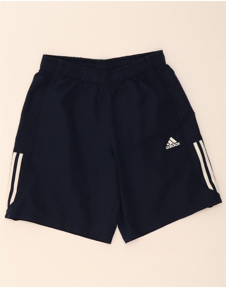 ADIDAS Mens Climalite Sport Shorts Medium  Navy Blue Polyester