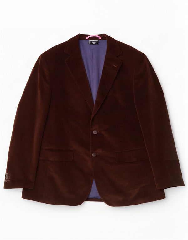 Gant Mens 2 Button Corduroy Blazer Jacket EU 50 Large Brown Cotton