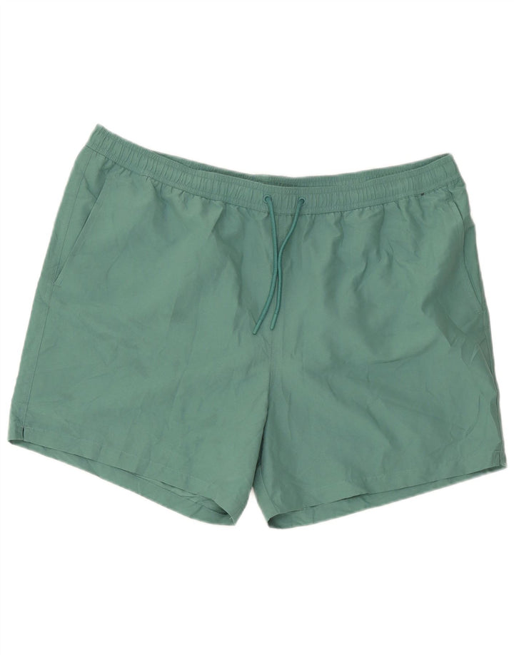 Marks & Spencer Mens Swimming Shorts 2XL Green Polyester