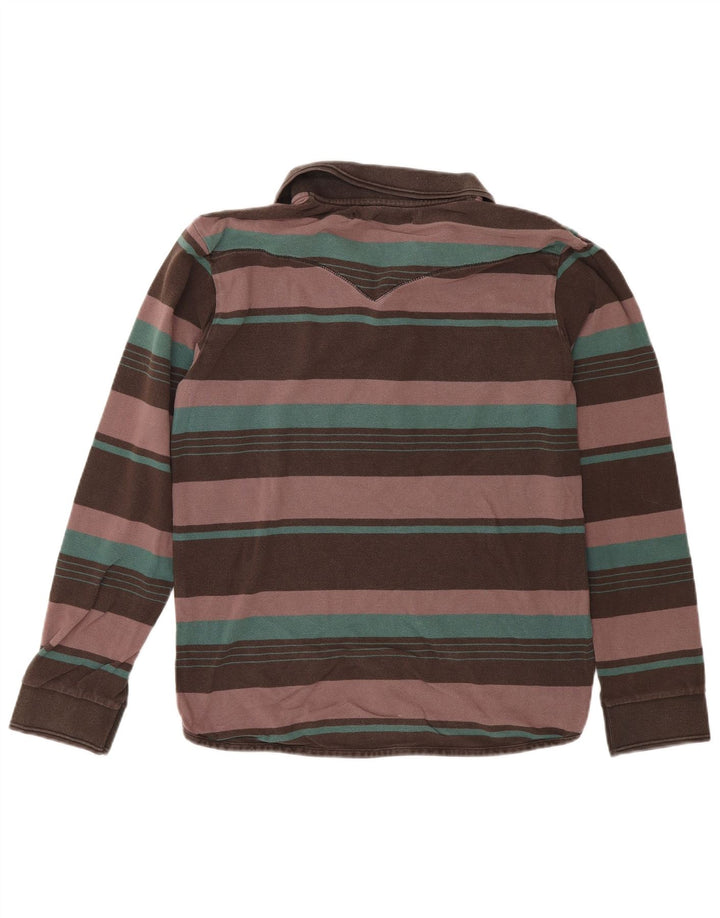 Levi's Mens Long Sleeve Polo Shirt Medium Multicoloured Striped