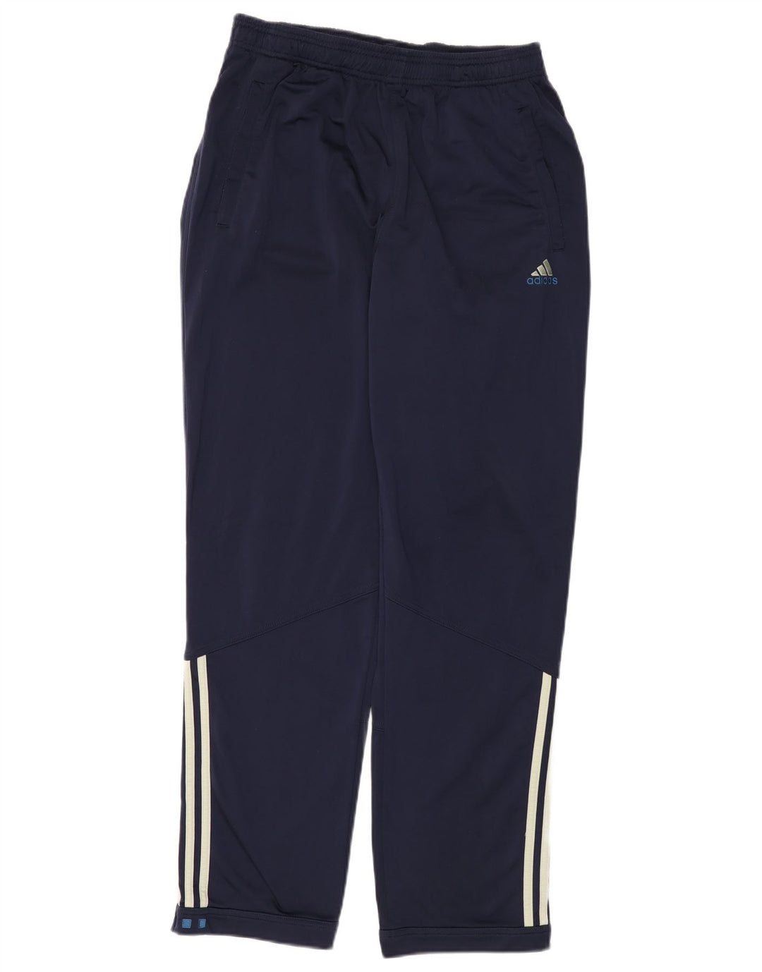ADIDAS Mens Tracksuit Trousers UK 40/42 Medium  Navy Blue Polyester