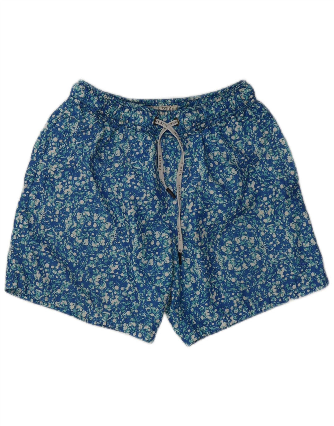 Jack Wills Mens Swimming Shorts XS  Blue Floral Polyester