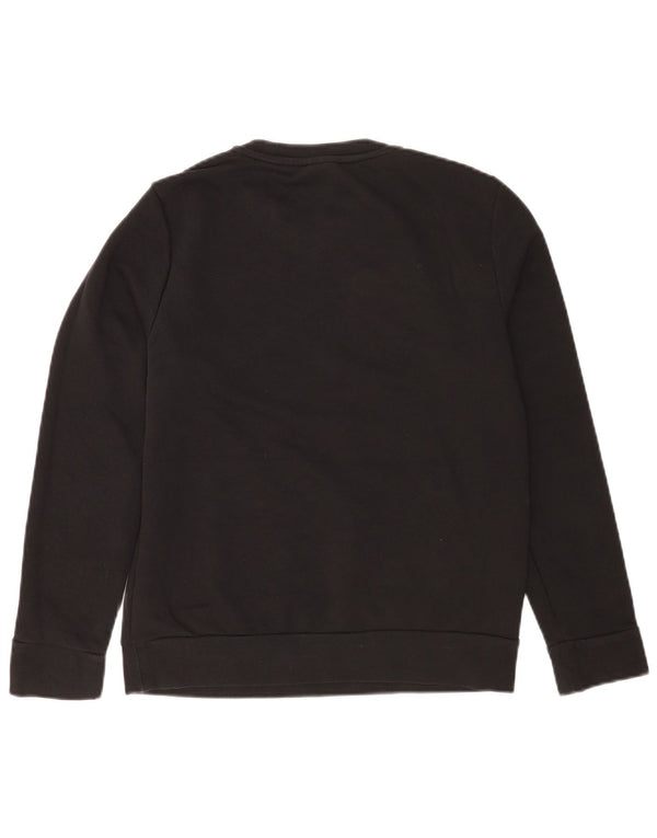 Adidas Womens Graphic Regular Fit Sweatshirt Jumper UK 12/14 Medium Black