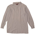 Kappa Mens Long Sleeve Polo Shirt Medium Blue Cotton