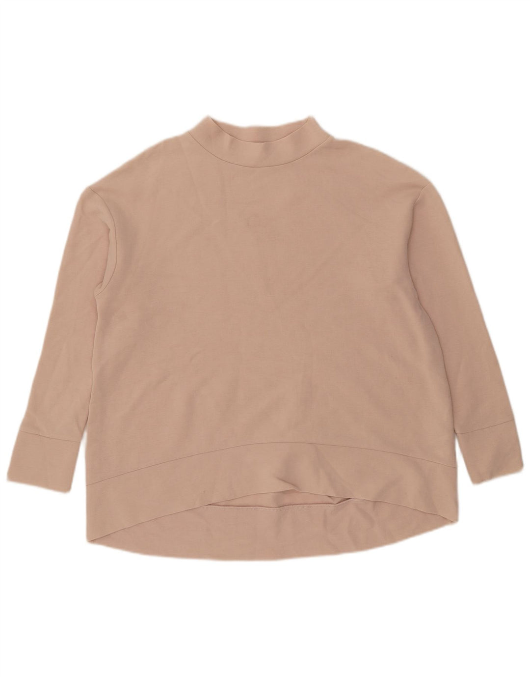 Cos Womens Oversized Sweatshirt Jumper UK 14 Medium Beige Cotton