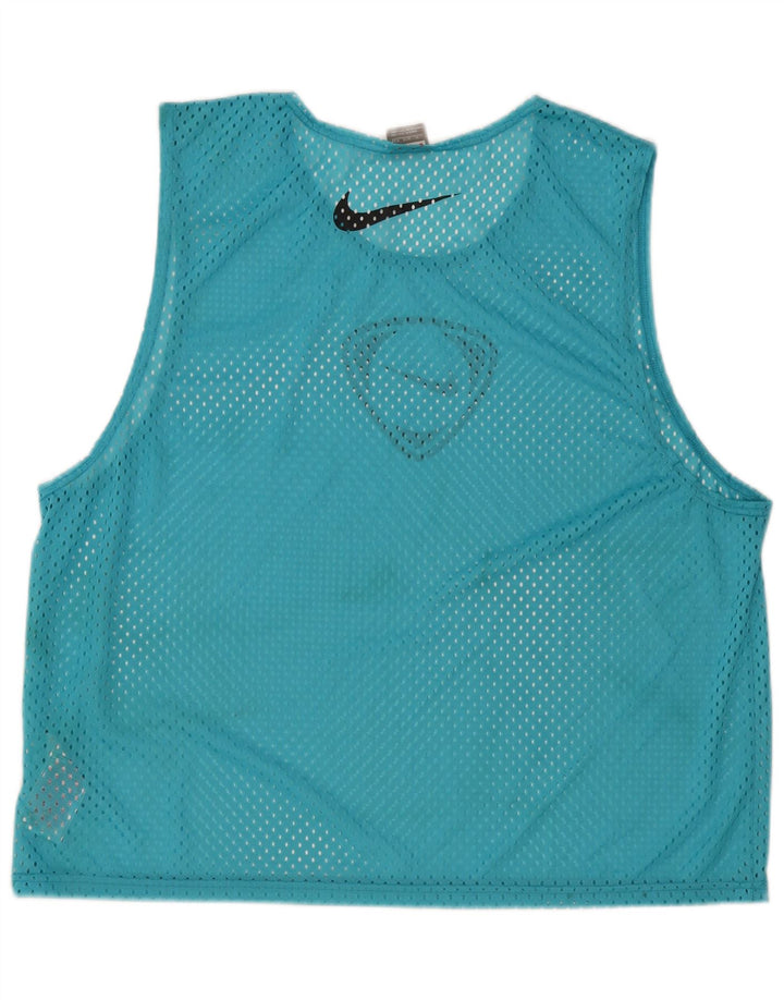 Nike Mens Graphic Vest Top Large Blue Polyester