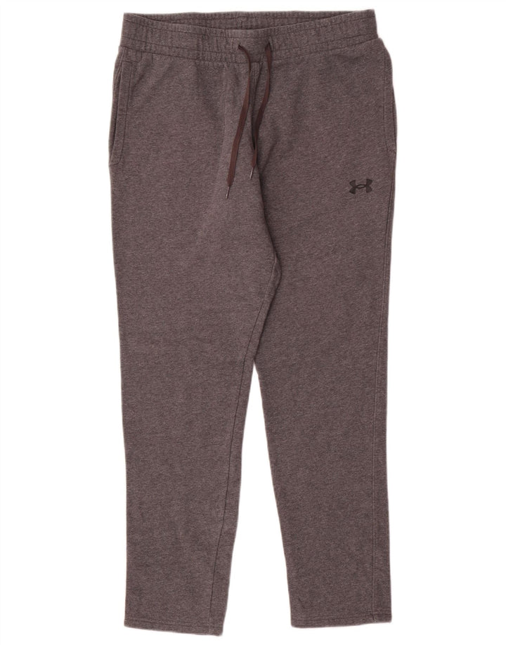 Under Armour Mens Tracksuit Trousers Large Grey Flecked Cotton