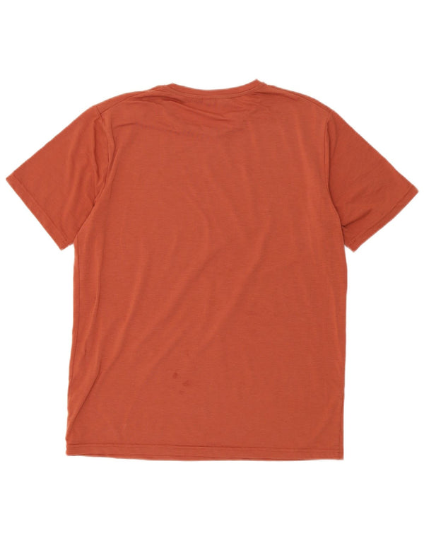 Rohan Mens T-Shirt Top Small Brown Polyester
