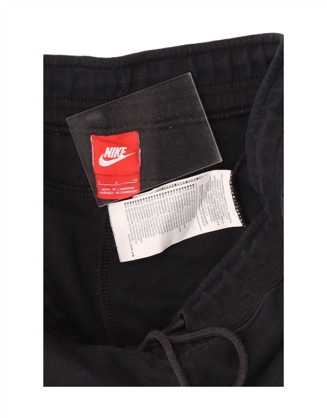 NIKE Mens Tracksuit Trousers Joggers Small  Navy Blue Cotton