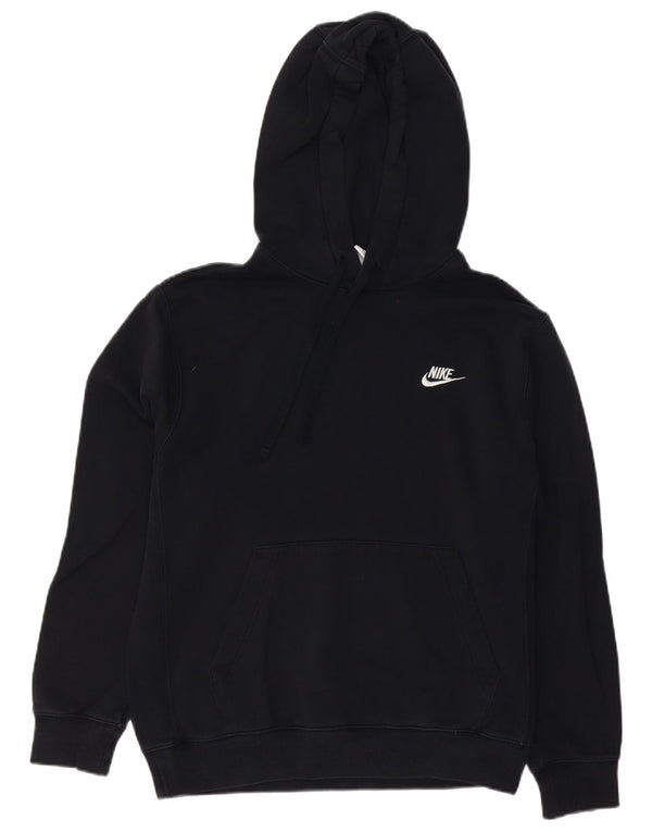 Nike Mens Hoodie Jumper Small Black Cotton