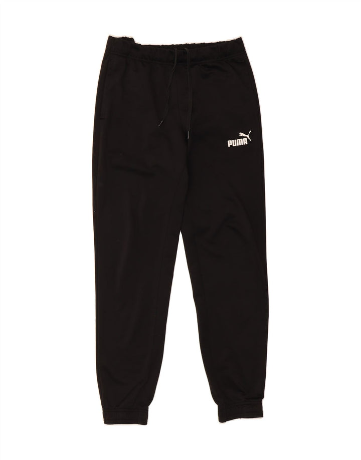 PUMA Mens Tracksuit Trousers Joggers Large  Black Polyester Vintage Puma and Second-Hand Puma from Messina Hembry 