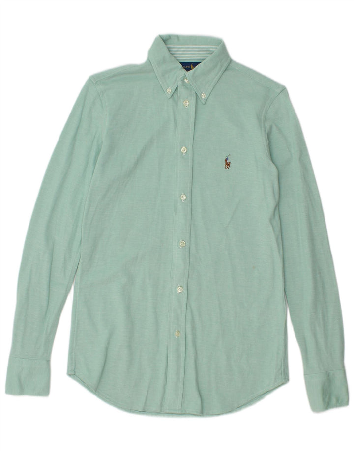 Ralph Lauren Mens Small Turquoise Cotton