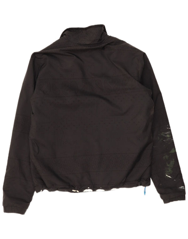 Adidas Mens Reversible Jacket UK 38 Medium Black Polyester