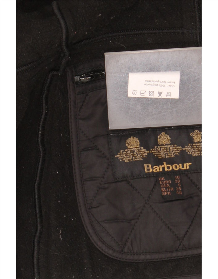Barbour Womens Quilted Jacket UK 10 Small  Black Polyamide