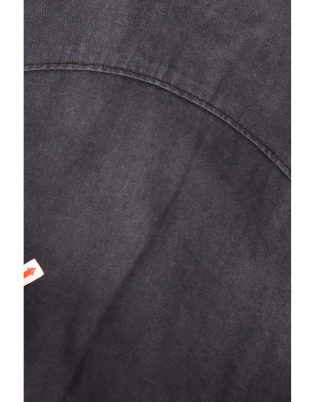 REPLAY Mens Garment Dyed Denim Shirt Medium Navy Blue Cotton