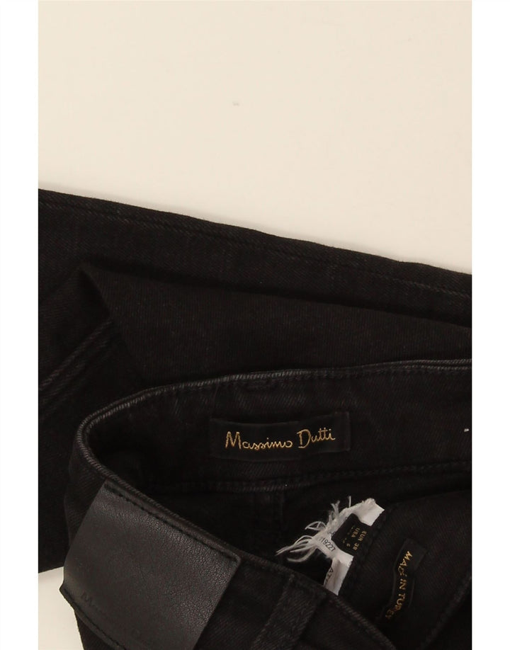 Massimo Dutti Womens Bootcut Jeans EU 38 Small W28 L32 Black