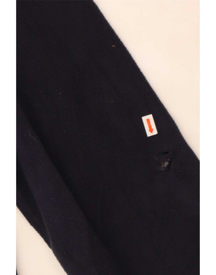 Fila Mens Zip Neck Fleece Jumper XL Navy Blue Polyester