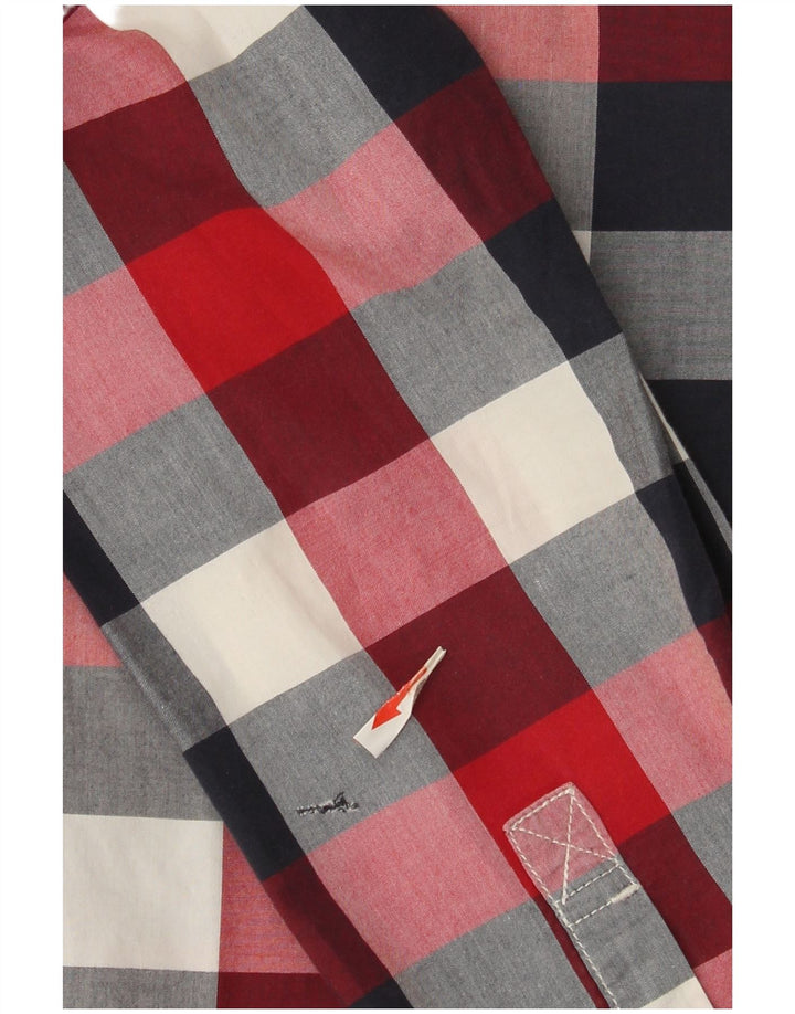 Tommy Hilfiger Mens Shirt Small Multicoloured Check Cotton