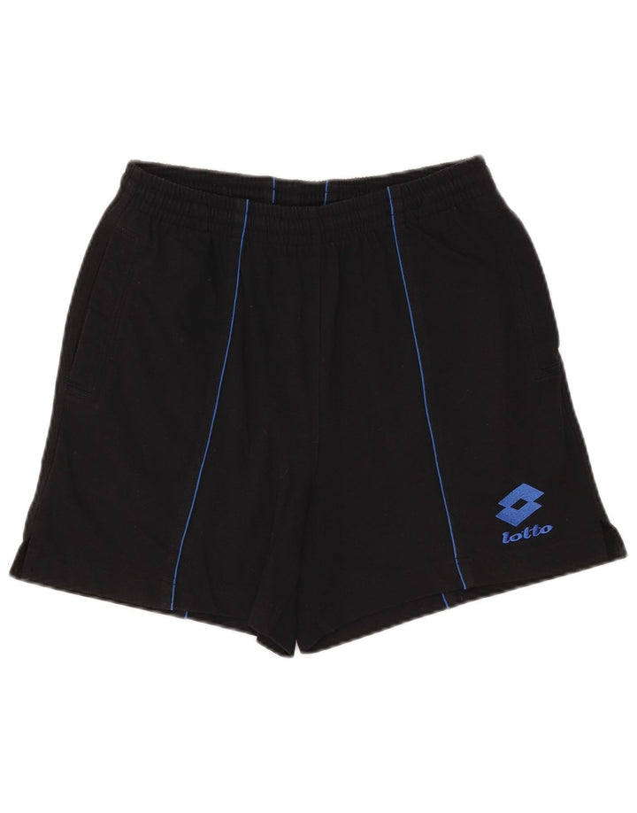 LOTTO Mens Sport Shorts UK 38/40 Medium Black Polyester