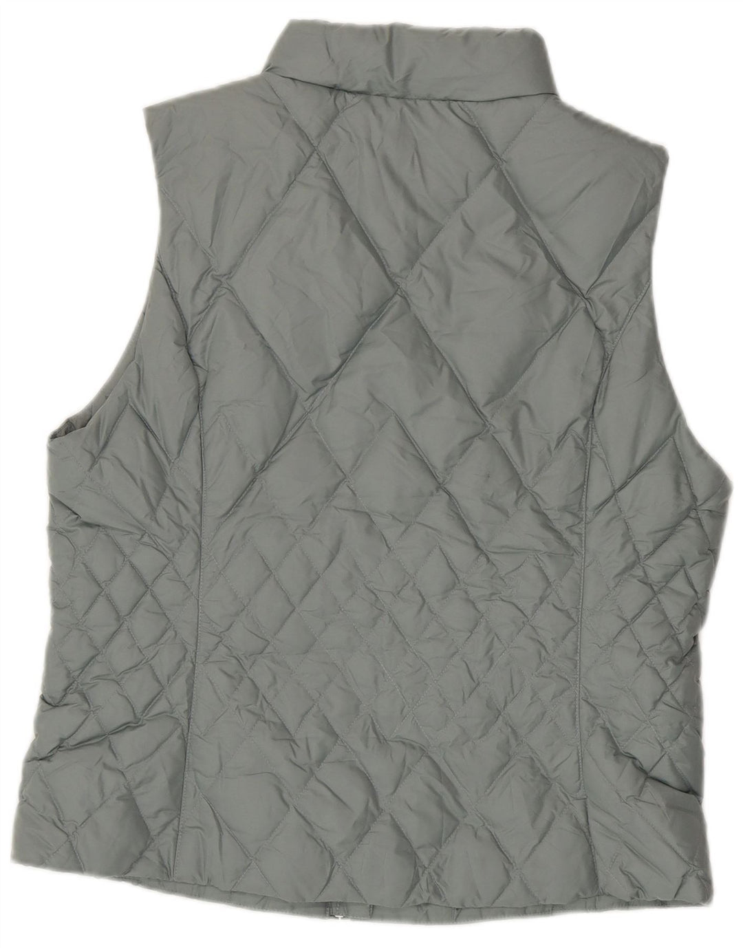 Eddie Bauer Womens Padded Gilet UK 16 Large Blue Polyester