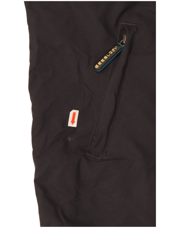 Superdry Mens Hooded Parka Jacket UK 40 Large Black Nylon