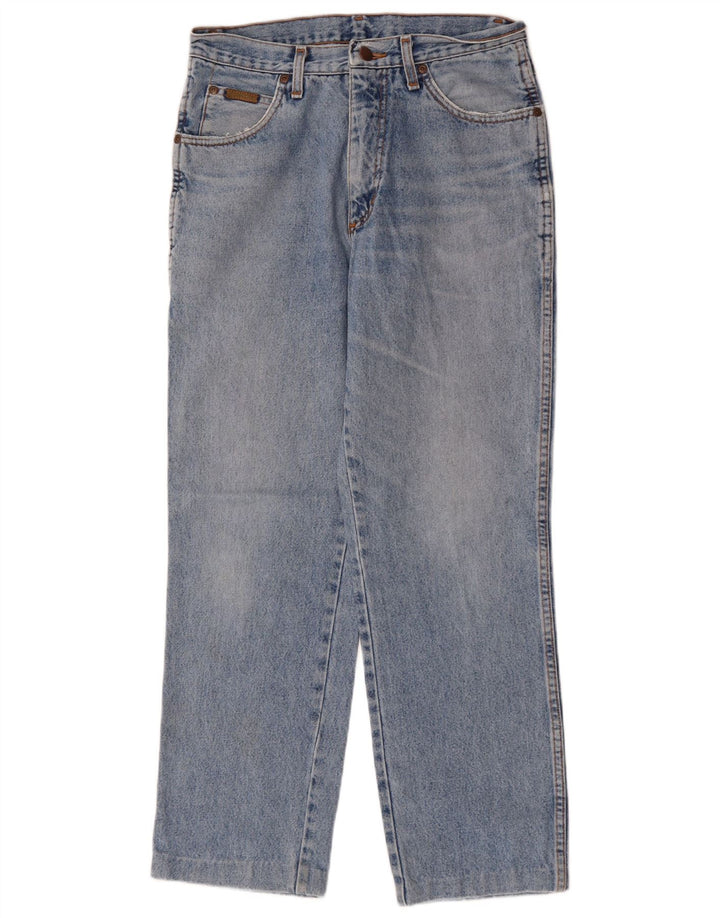 WRANGLER Mens Oregon Straight Jeans W31 L32 Blue Cotton