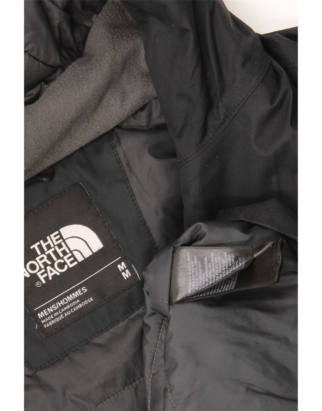 The North Face Mens Hooded Windbreaker Jacket UK 38 Medium Black Polyester