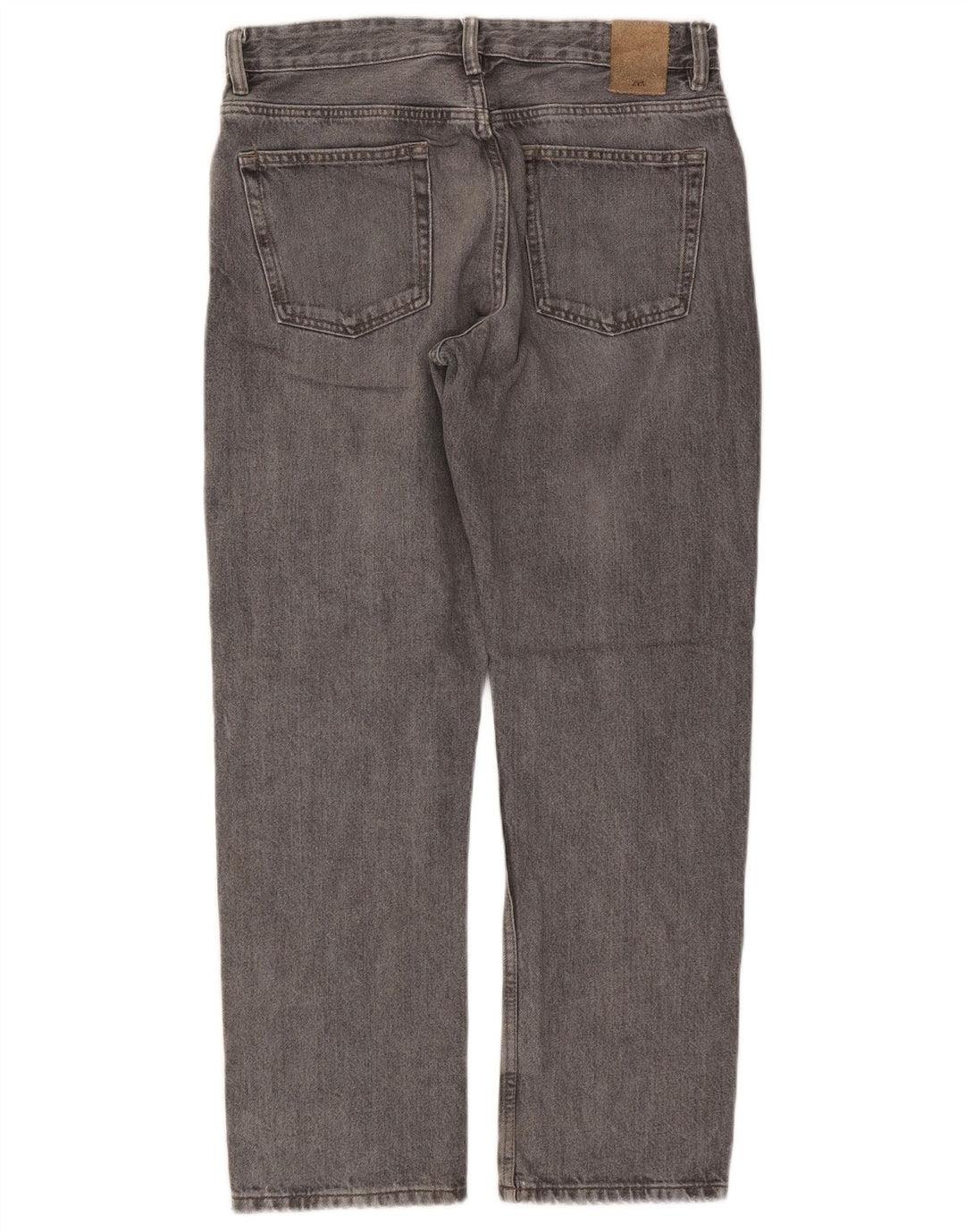 ZARA Mens Straight Jeans EU 42 Large W32 L29 Grey