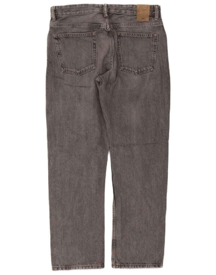 ZARA Mens Straight Jeans EU 42 Large W32 L29 Grey